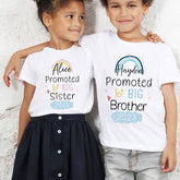 Personalized Name Promoted To Big Sister Brother 2023 Kids T Shirt Baby-TB00961-Veeddydropshipping